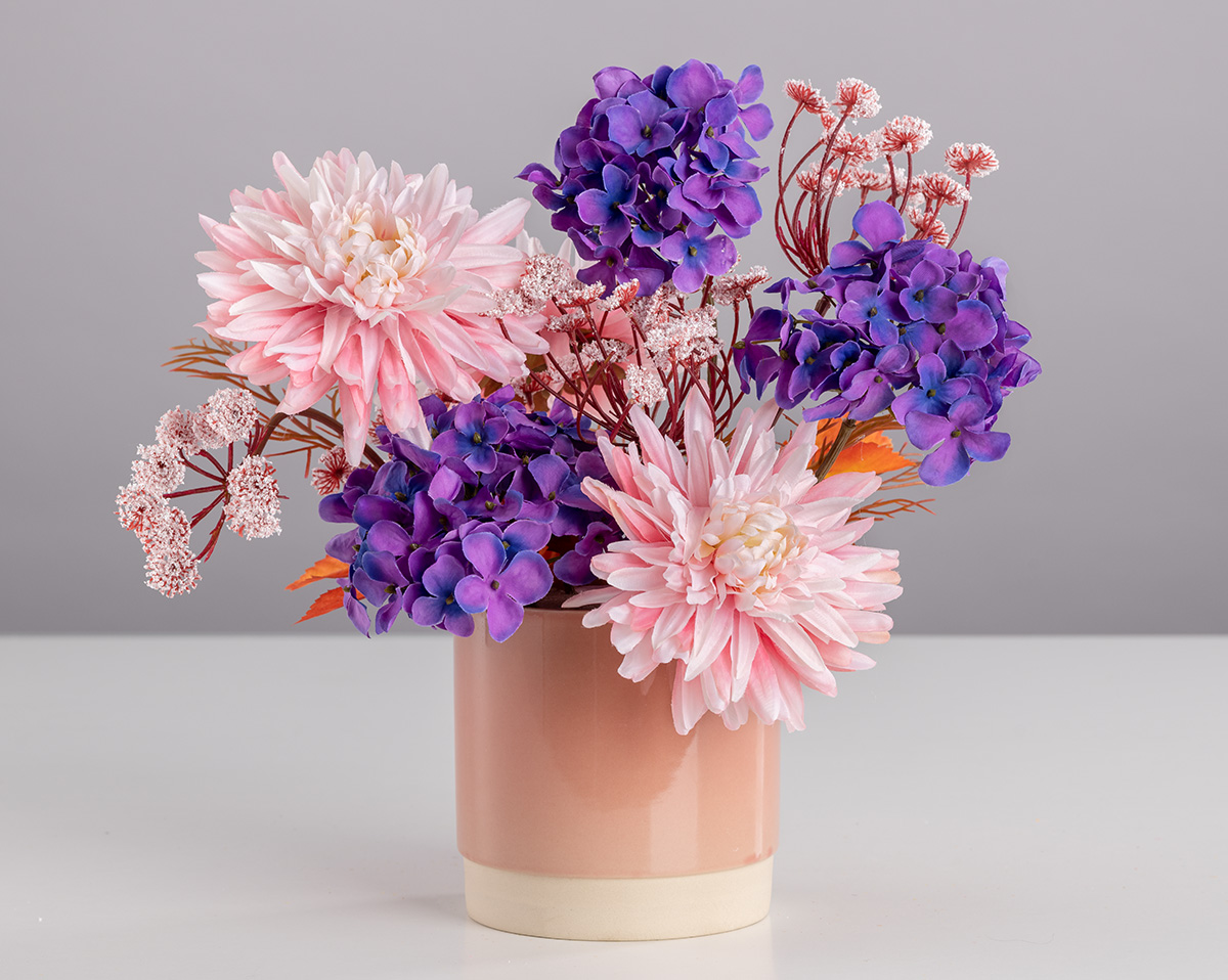 PILLOW | Mit herbstlichen Kunstblumen