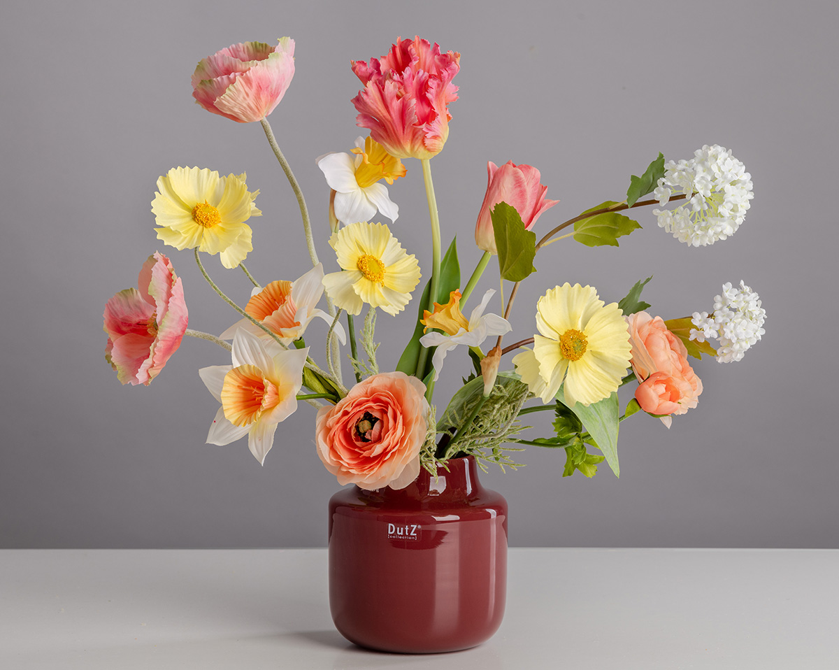 AQUARELL | Frühlingsgesteck mit Kunstblumen