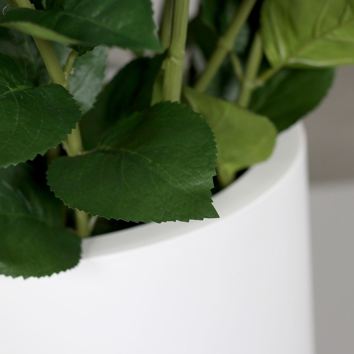 HORTENSIE white  I mit Gefäß | Künstliche Hortensie   