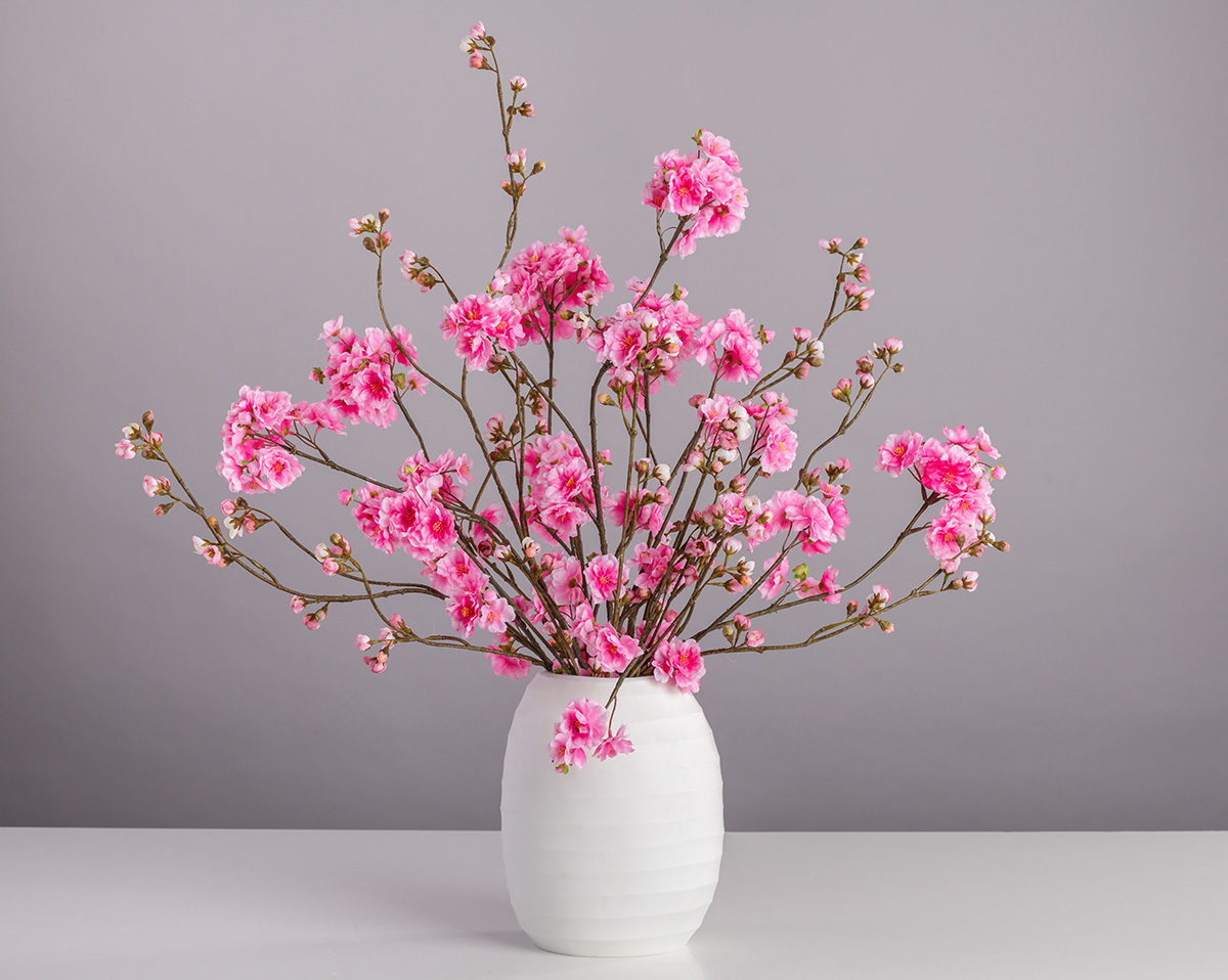 CHERRY SPLASH I ohne Vase | Künstliche Kirschblüten 