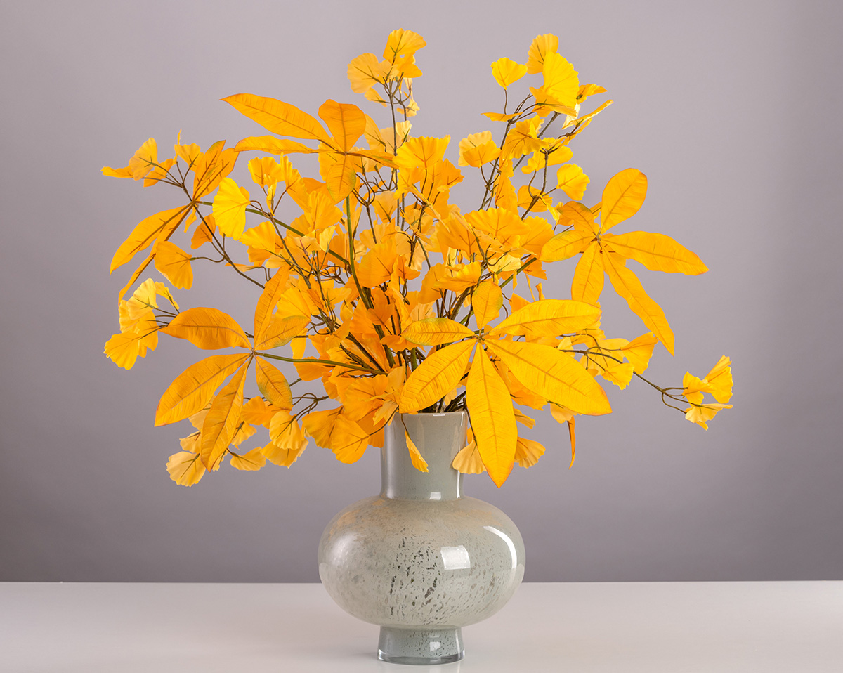 GOLDEN EYE | Opulentes Kunstblumengesteck  