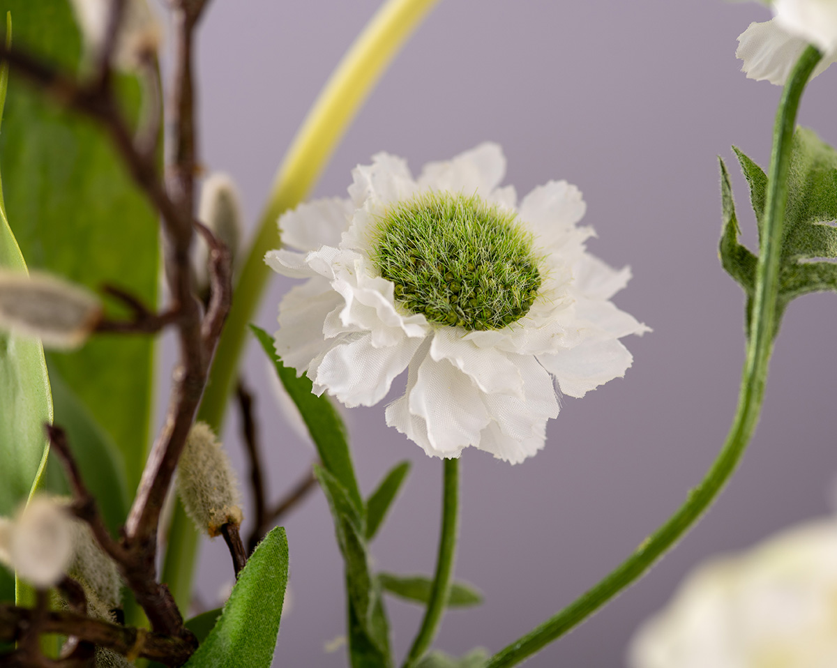 MINI WHITE | Kunstblumen Strauß - ohne Vase