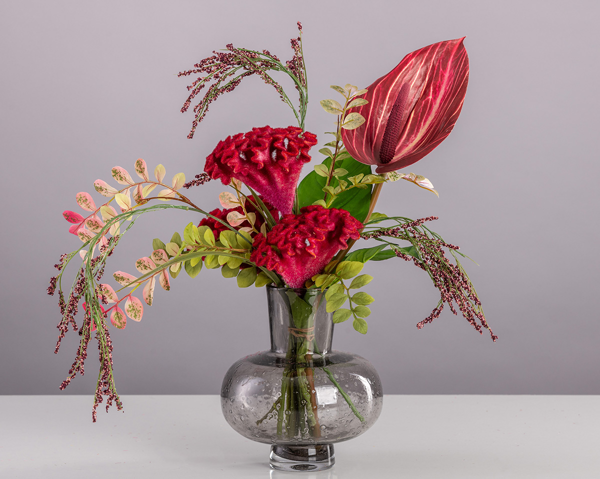 DIVA | Herbstliches Kunstblumengesteck 