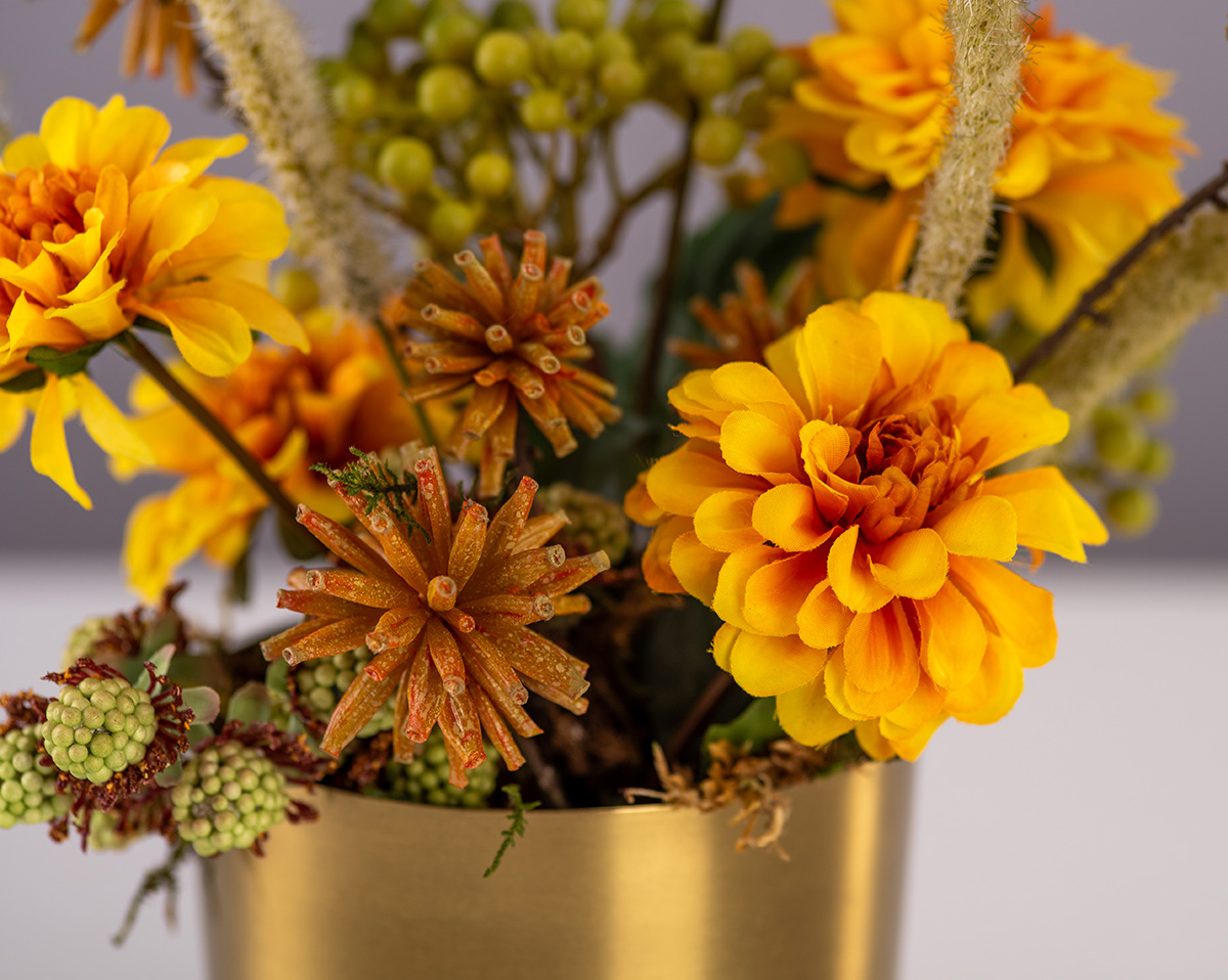 SUN SET | Gesteck mit künstlichen Sonnenblumen  