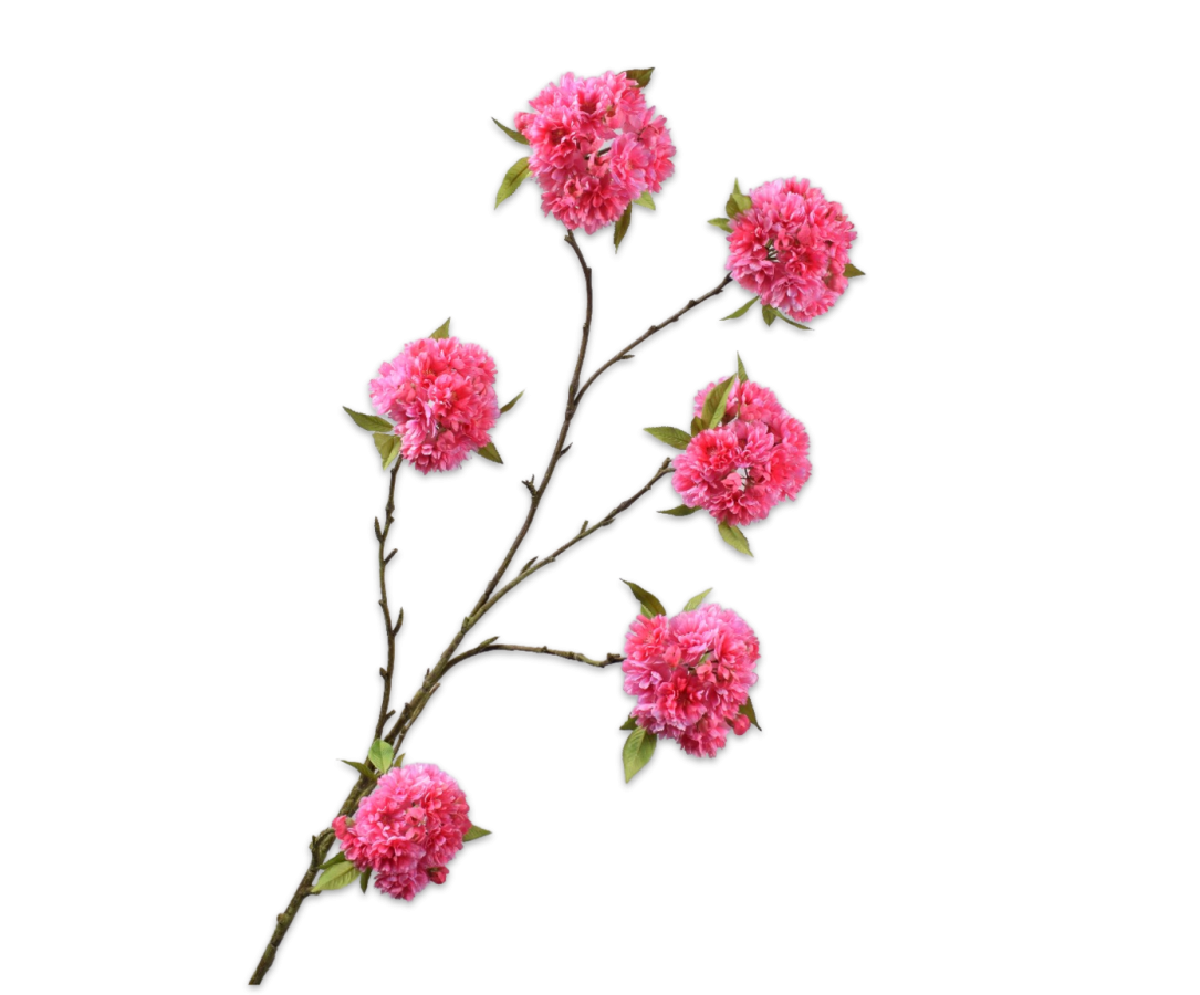 KIRSCHE-BLÜTENZWEIG | Künstliche Kirschblütenzweige 2 Stück, pink 
