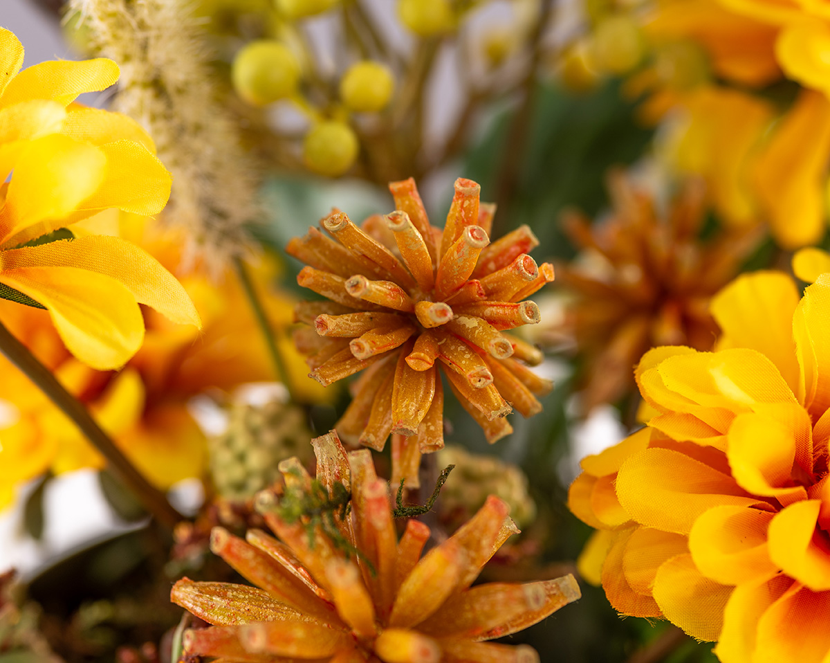 SUN SET | Gesteck mit künstlichen Sonnenblumen  