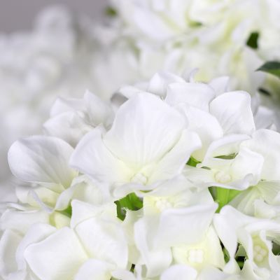 HORTENSIE white  I mit Gefäß | Künstliche Hortensie   