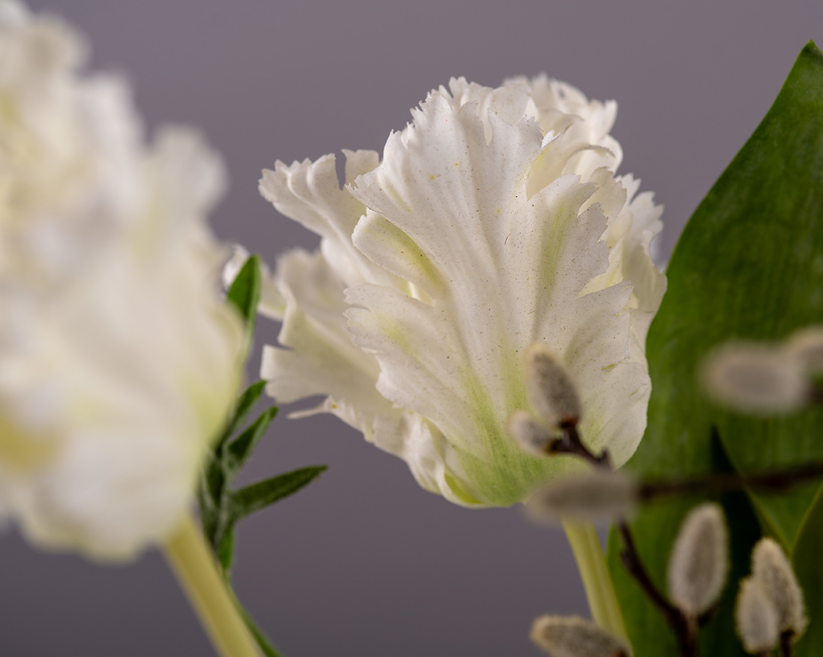 MINI WHITE | Kunstblumen Strauß - ohne Vase
