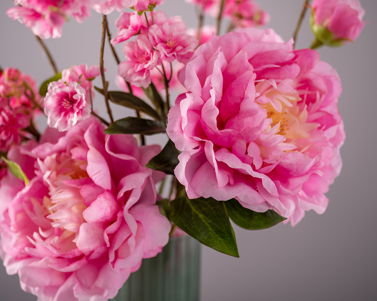 PINK FLOWER | Kunstblumenstrauß aus pinken Kunstblumen