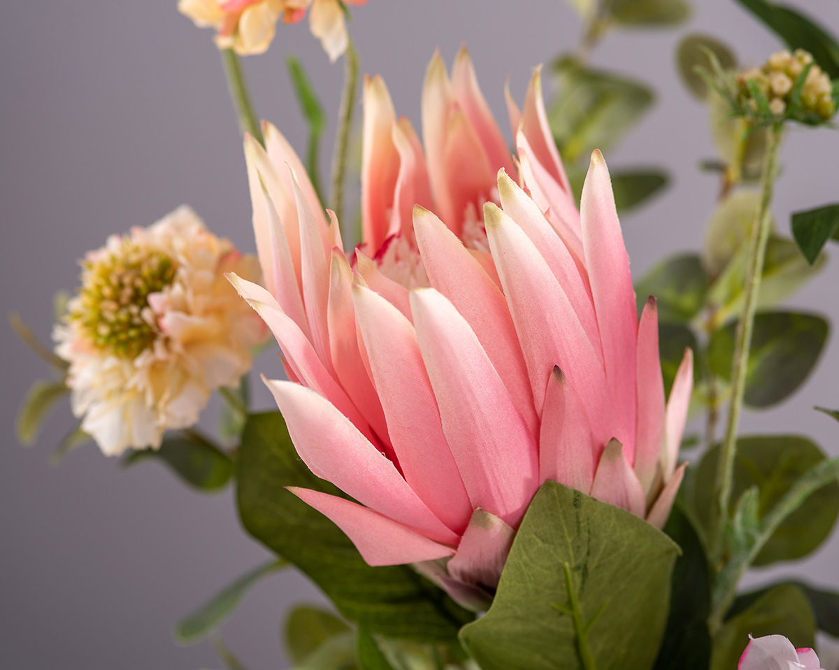 LA VIE | Sommergesteck mit Kunstblumen