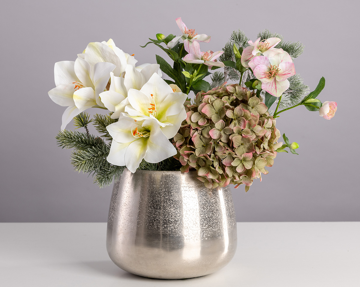 SNOWFLAKE | Modernes Kunstblumenarrangement 