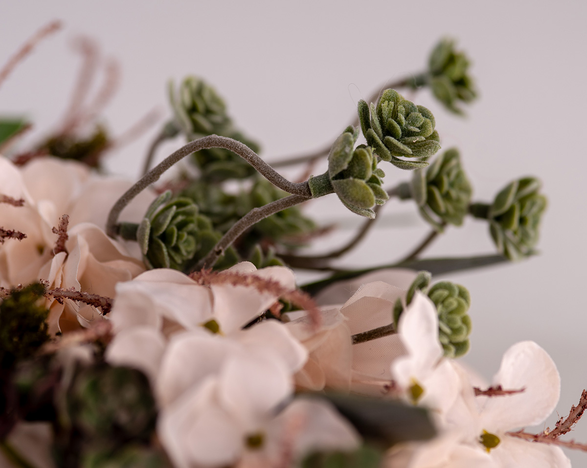 HERBSTKRANZ GREENWHITE | Durchmesser 35 cm 
