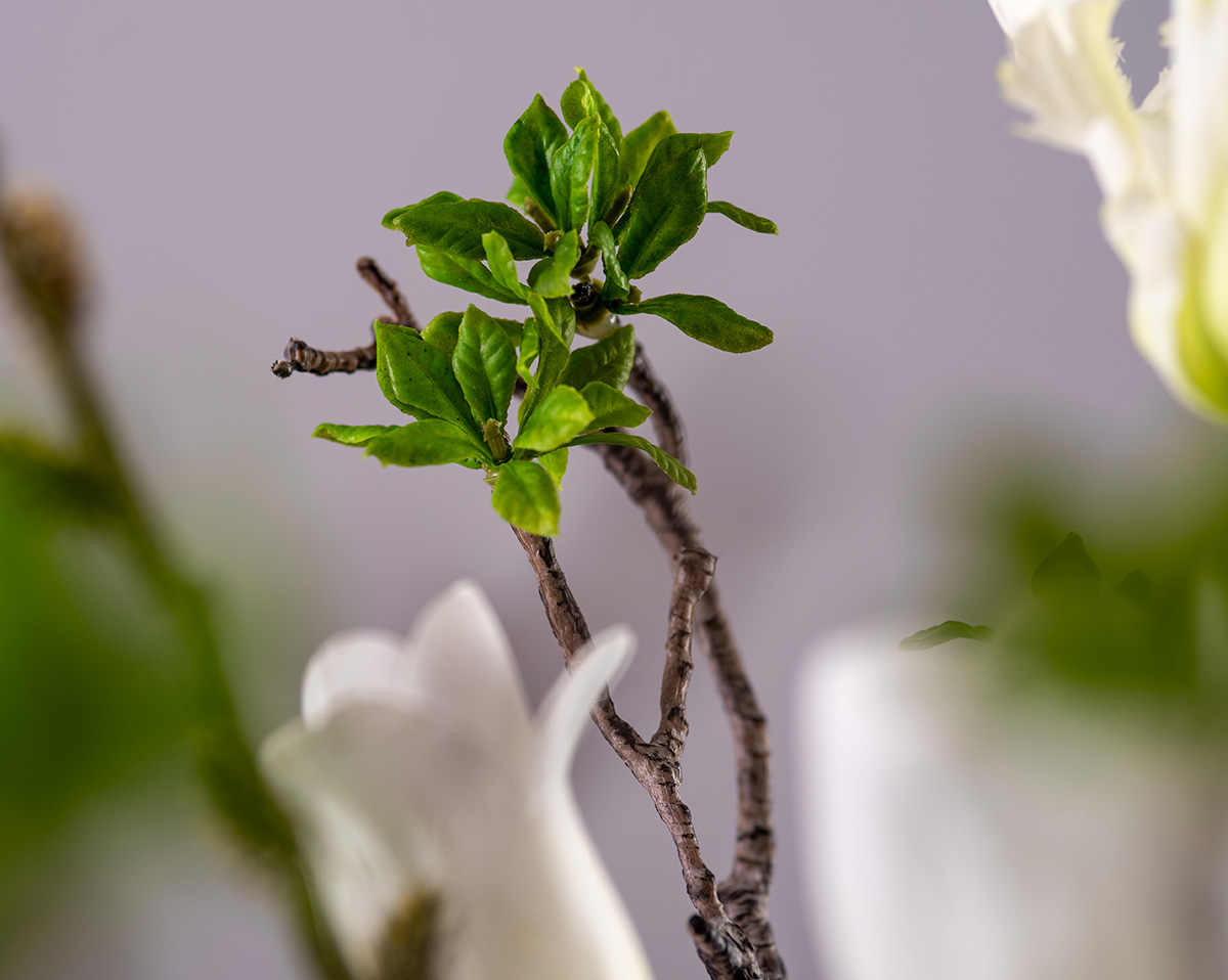 HAPPY NEW YEAR | Künstlicher Tulpenstrauß weiß - ohne Vase